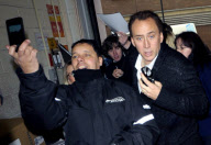 Nicolas Cage Out and About in London, Britain - 26 Jan 2012