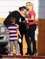 EXCLUSIVE... Exclusive... Britney Spears Takes The Family Bowling