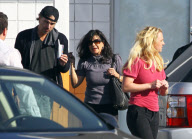 EXCLUSIVE... Exclusive... Britney Spears Takes The Family Bowling