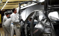 Honda Civic production line in Swindon, Wiltshire, Britain - 19 Dec 2011