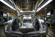 Honda Civic production line in Swindon, Wiltshire, Britain - 19 Dec 2011