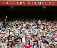 The Calgary Stampede in Calgary, Canada - 14 Jan 2012