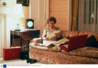 MARGARET THATCHER AT 10 DOWNING STREET, LONDON, BRITAIN - 1983