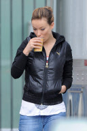 Olivia Wilde gets the juices flowing with a hot Cup of Coffee