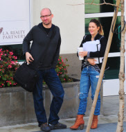 Drew Barrymore Carries a Folder Entitled "Who Needs Drugs" to a Meeting in Santa Monica