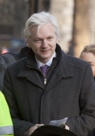 WikiLeaks founder Julian Assange at the Supreme Court, London, Britain - 01 Feb 2012