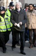 WikiLeaks founder Julian Assange at the Supreme Court, London, Britain - 01 Feb 2012
