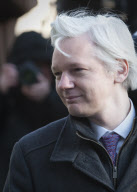 WikiLeaks founder Julian Assange at the Supreme Court, London, Britain - 01 Feb 2012