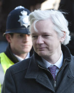 WikiLeaks founder Julian Assange at the Supreme Court, London, Britain - 01 Feb 2012