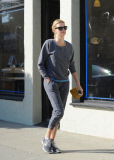 Charlize Theron Dresses Down in Sweats to Visit the Nail Salon