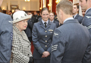 Queen Elizabeth II visits RAF Marham, Norfolk, Britain - 01 Feb 2012