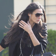 EXCLUSIVE Single Demi Moore before collapse in december
