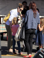 Sofia Coppola and Jason Bateman chat at The Farmers Market
