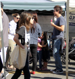 Sofia Coppola and Jason Bateman chat at The Farmers Market