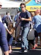 Sofia Coppola and Jason Bateman chat at The Farmers Market
