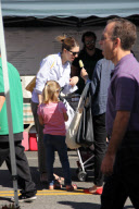 Sofia Coppola and Jason Bateman chat at The Farmers Market
