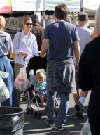 Sofia Coppola and Jason Bateman chat at The Farmers Market