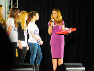 Lady Gaga Makes a Suprise Appearance at the "It's Our Turn: Young Women's Conference"