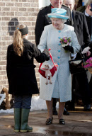 Queen Elizabeth visits Dersingham School, Norfolk, Britain - 06 Feb 2012