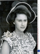 Royal Portrait Of Hrh Princess Margaret Rose Seen Here In 1947... Fashion / Hats / Forties ...royalty 