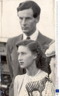 Princess Margaret With Group Captain Peter Townsend At Shashi Railway Station Bechuanaland During The Royal Visit To South Africa In 1947. 