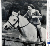 Princess Margaret Horse Riding August1951 Refusing At The First Fence? Certainly Not. A Royal Horse Can View The Viewers Can't He? In The Saddle Princess Margaret Who Is 21 Years Old On Tuesday. On The Other Side Of The Fence Hundreds Of Delighted T