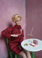 Artist Replaces Iconic Figures In Popular Art Works With Barbies, France  - 07 Feb 2012