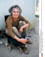 France, La Nievre : Brigitte Bardot at animal welfare event