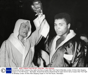 Muhammad Ali Born Cassius Clay (right) And Henry Cooper After Their Fight At Wembley London. Ali Won After Stopping Cooper In The Fifth Round. . Rexmailpix.