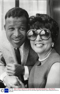 Sugar Ray Robinson (dead 4/89)pictured With His Wife Millie
