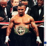 MIKE TYSON VERSUS FRANK BRUNO BOXING MATCH IN LAS VEGAS, AMERICA - 1996