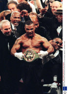 MIKE TYSON VERSUS FRANK BRUNO BOXING MATCH IN LAS VEGAS, AMERICA - 1996