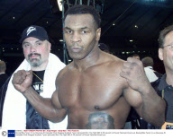 Boxing Mike Tyson V Lou Savarese At Hampden Park Glasgow Scotland. Tyson (pictured) Won The Fight With A 38-second 1st Round Technical Knock-out.