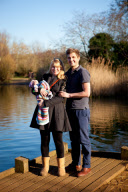 'I'm going to be a dad' - photographer captures friends and family's reactions to the news, London, Britain  - 06 Jan 2012