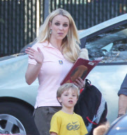 EXCLUSIVE Britney Spears out with Sean Preston and Jayden
