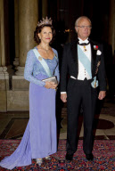 Offiziellen Dinner im königlichen Palast in Stockholm