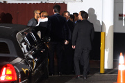 Alicia Keys and Swizz Beatz console Clive Davis
