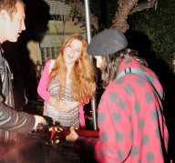 Joss Stone, John Corbett and Friends Outside the Sunset Marquis Hotel