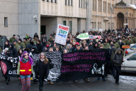 Tausende Menschen protestierten in Berlin gegen das Anti-Counterfeiting Trade Agreement (ACTA)