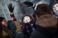 Tausende Menschen protestierten in Berlin gegen das Anti-Counterfeiting Trade Agreement (ACTA)