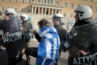 Demonstration in Athen