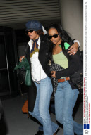 Whitney Houston and Daughter at Laguardia Airport, New York, America - 05 Apr 2009