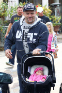 *EXCLUSIVE* Chuck Liddell : Proud papa ladies man