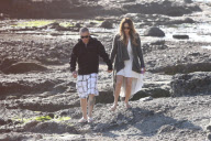 [Web Must Call, NO BRAZIL]  *EXCLUSIVE*  Jennifer Lopez and Casper Smart :  Valentine's Day in Santa Barbara