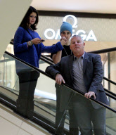 EXCLUSIVE Justin Bieber shows Selena Gomez a little PDA at the Beverly Center