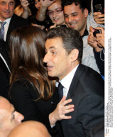 CPE/Nicolas Sarkozy and Carla Bruni in Marseille for Meeting