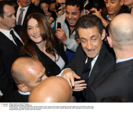 CPE/Nicolas Sarkozy and Carla Bruni in Marseille for Meeting