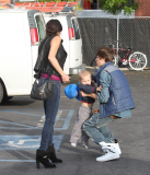 Justin Bieber and Selena Gomez at Benihana
