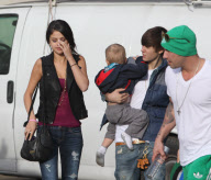 Justin Bieber and Selena Gomez at Benihana