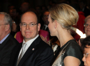 CPE/Prince Albert and Princess Charlene at Red Cross Graduation.